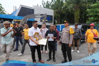Polda Sumut Robohkan Diskotik New Blue Star di Langkat: Sarang Narkoba dan Tak Berizin